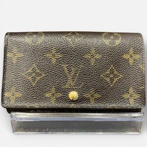 Louis Vuitton Monogram Canvas Long Flap Zipper Coin Wallet